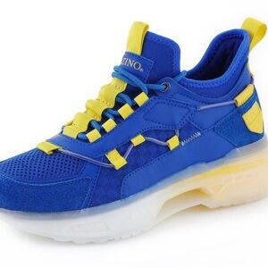Mazino - Blue and Yellow Kids Sneakers